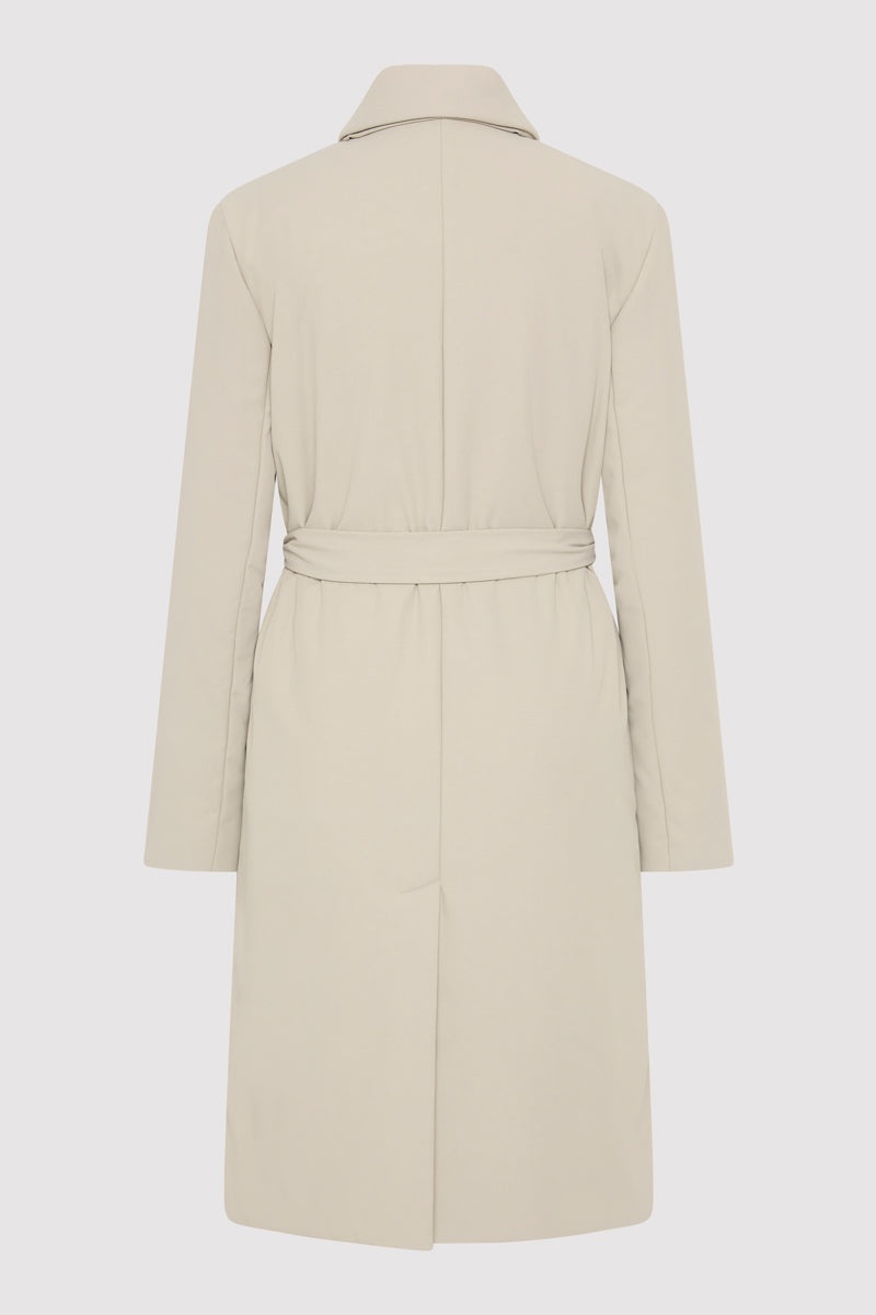 Padded Car Coat - Creme - 8