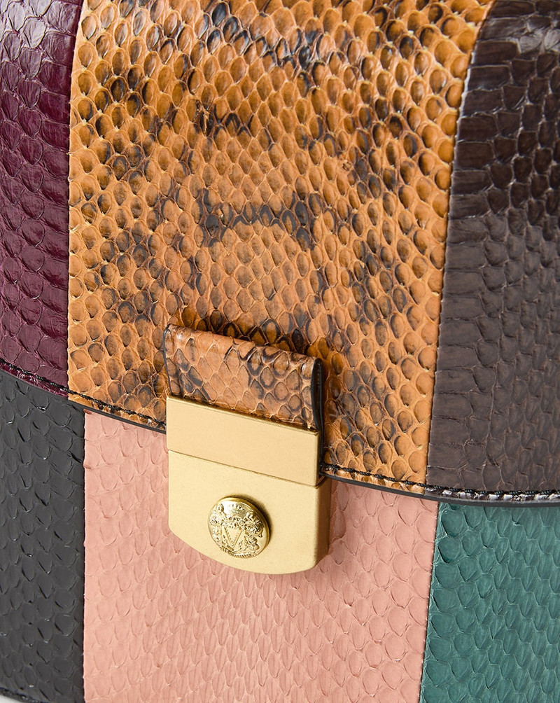 PATCHWORK DOUBLE LINK FLAP BAG 3