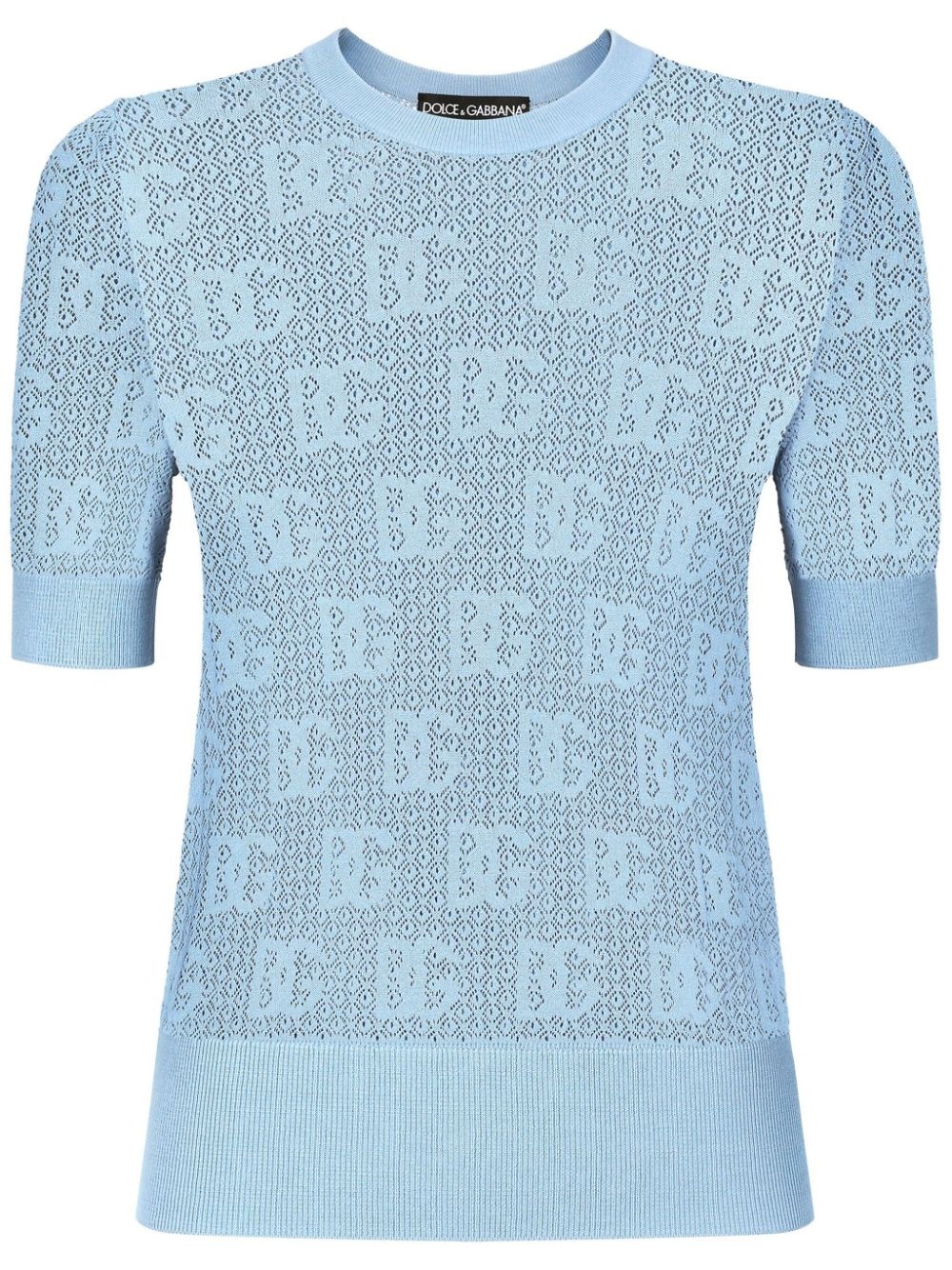 logo embroidered top - 1