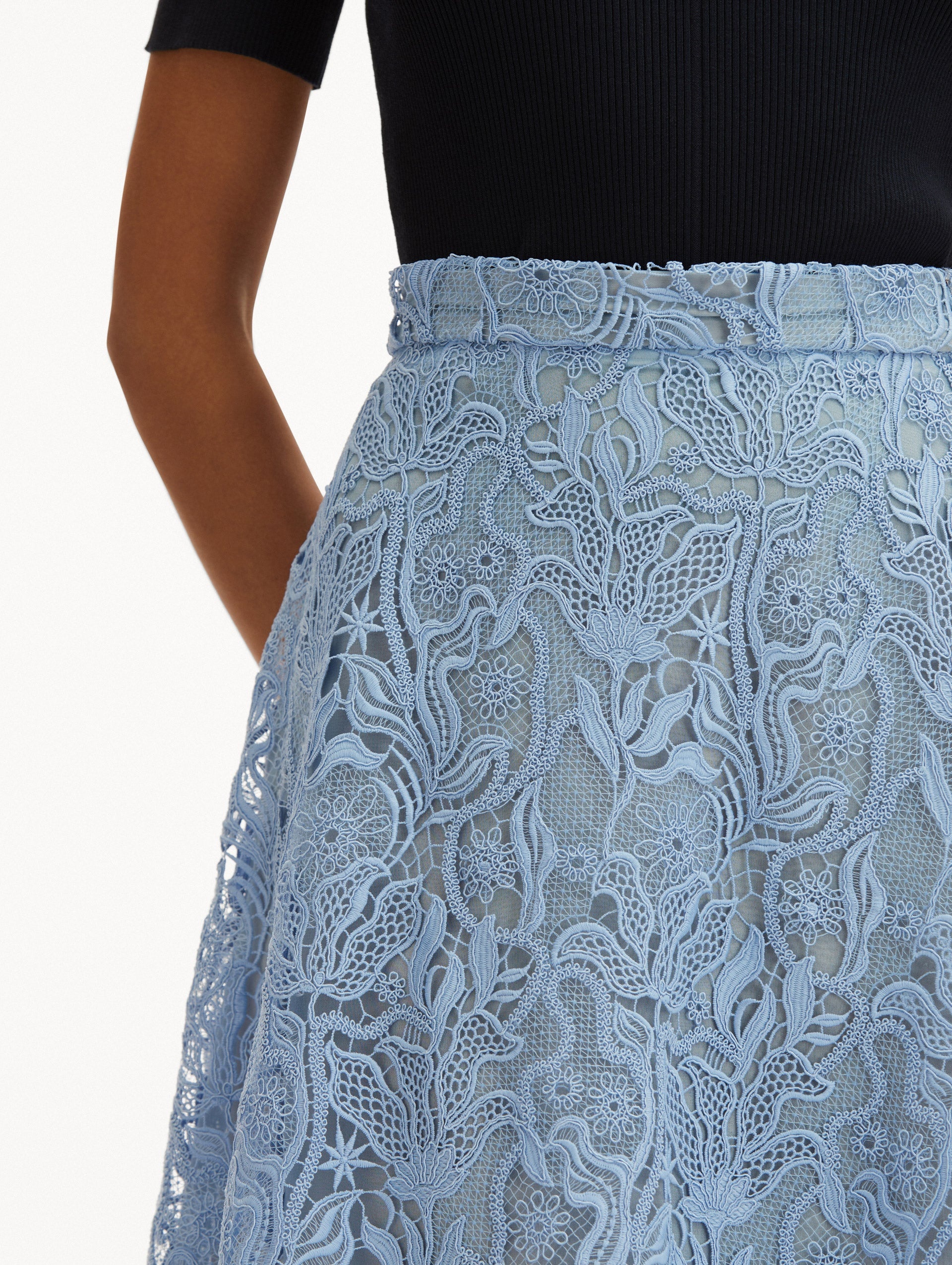 BELLFLOWER GUIPURE SKIRT - 6