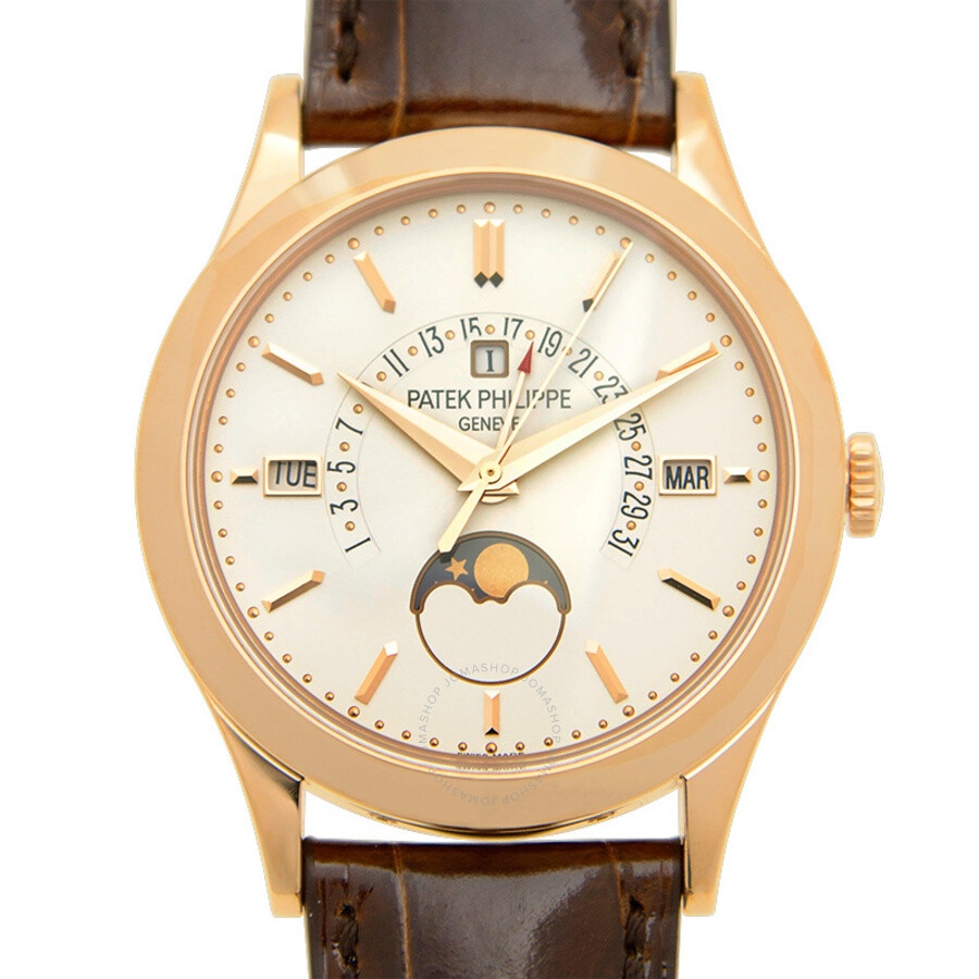 Pre-owned Patek Philippe Grand Complications Silvery Opaline Dial Men's Watch 5496R-001 - 2