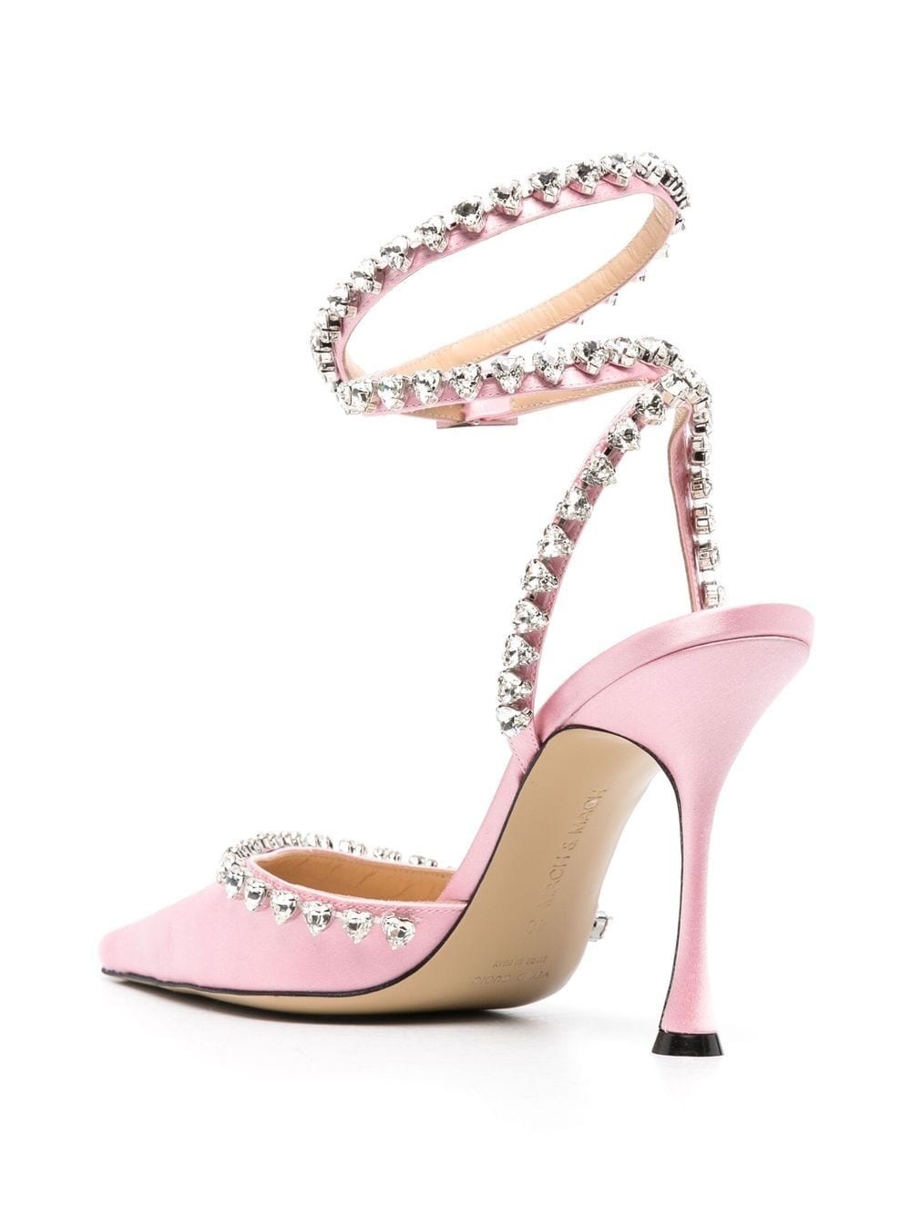 crystal detailing pointed-toe pump - 3
