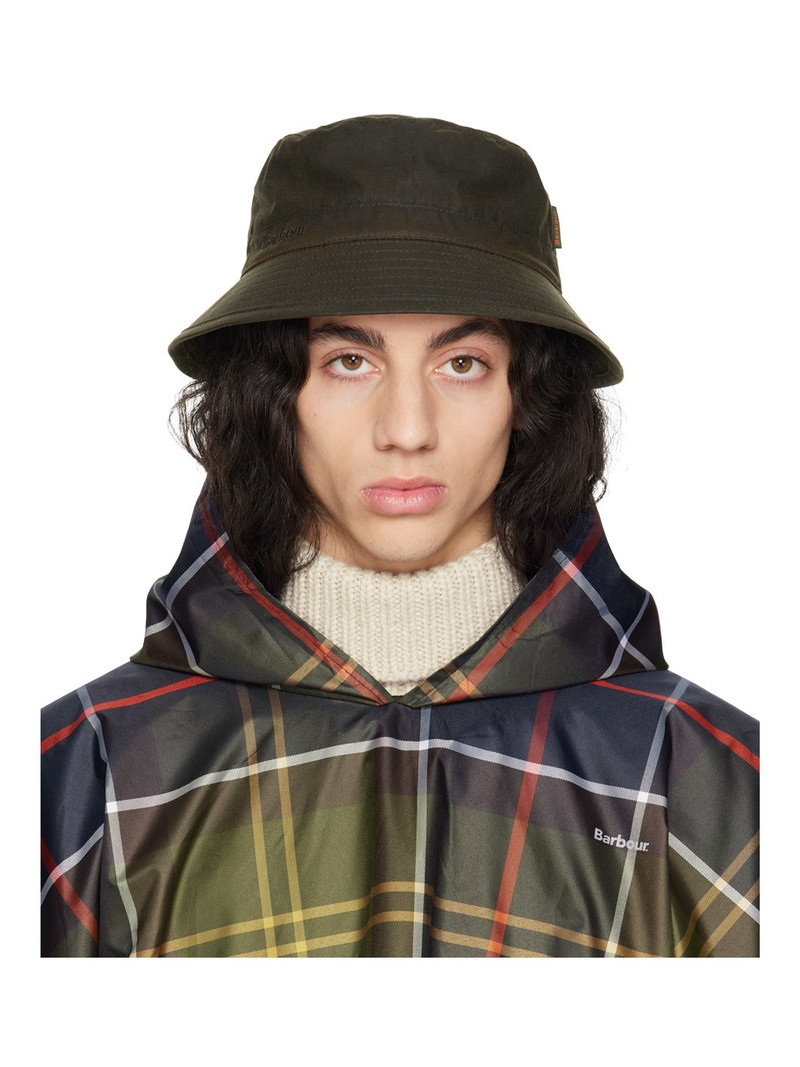 Khaki Wax Sports Bucket Hat - 1