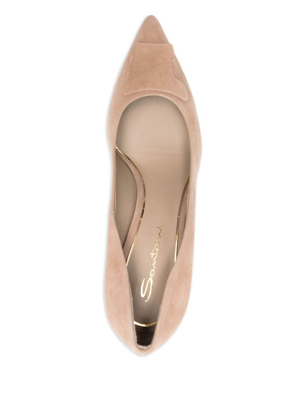 85mm suede stiletto pumps - 4