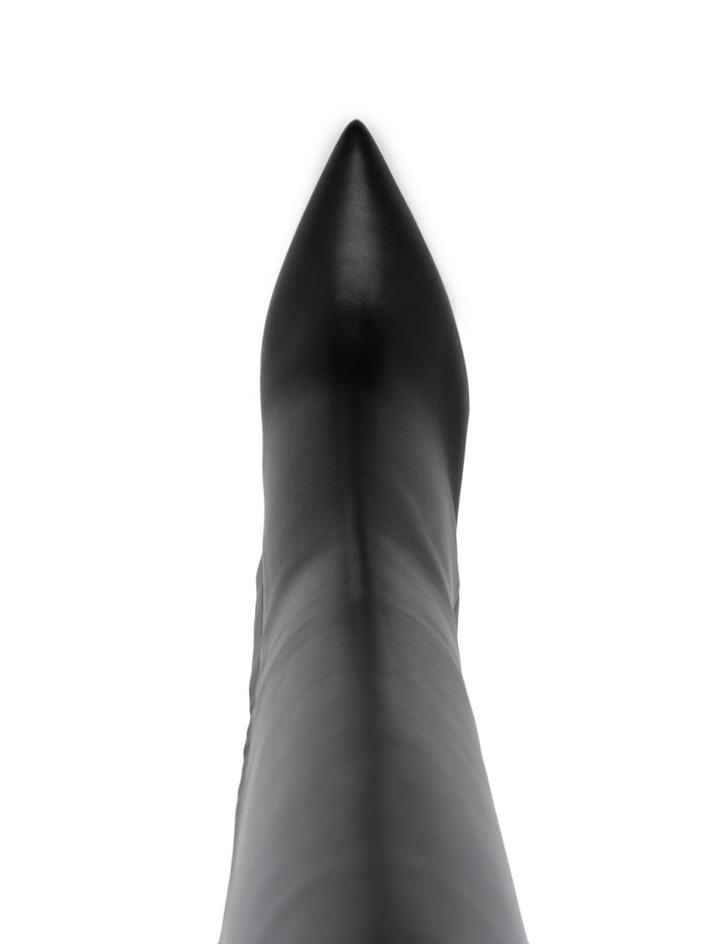 90mm point-toe leather boots - 4