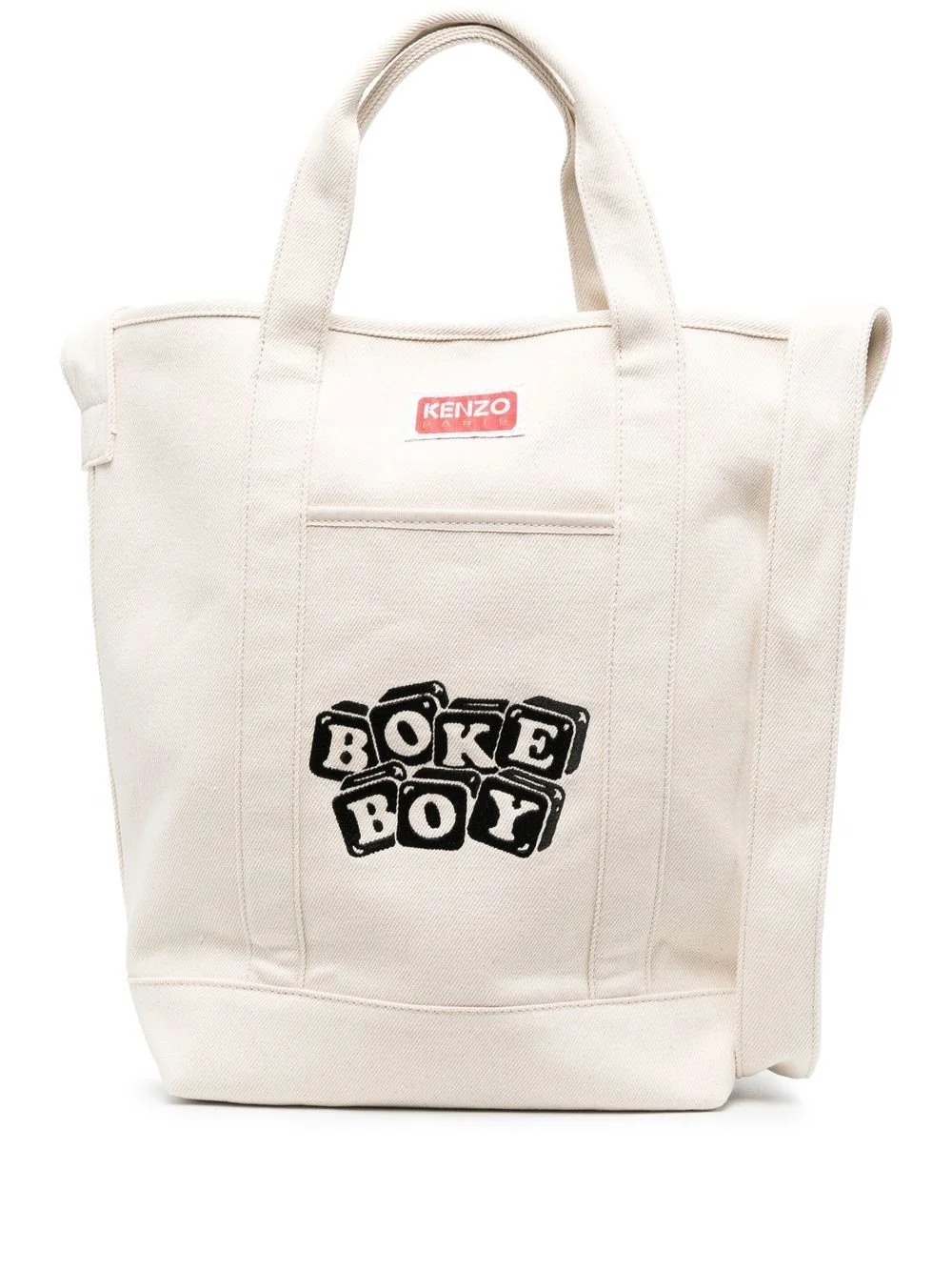 logo-patch tote bag - 1