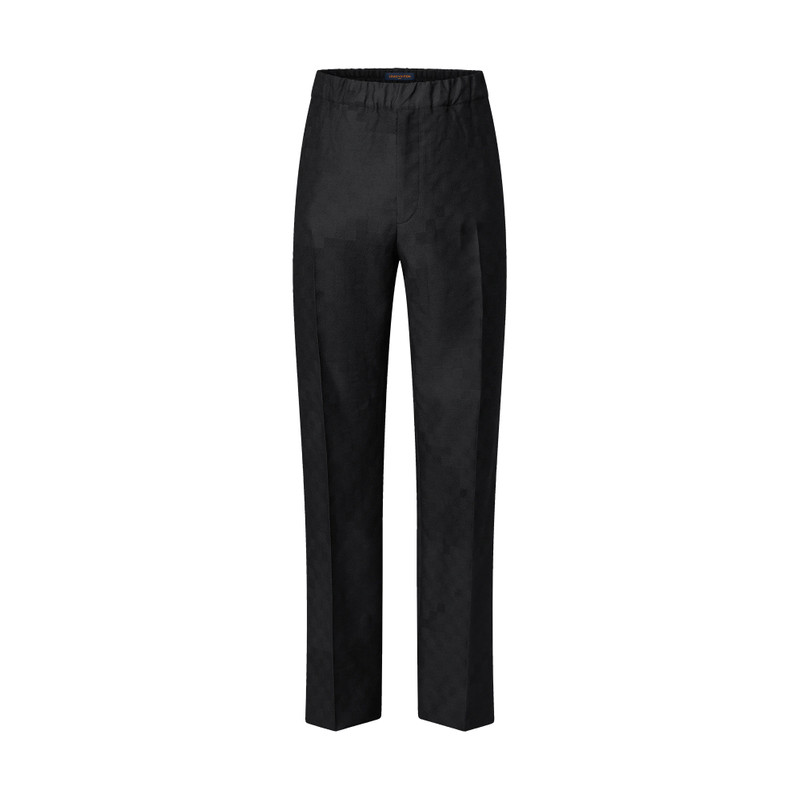 Silk And Wool Blend Drawstring Pants 1