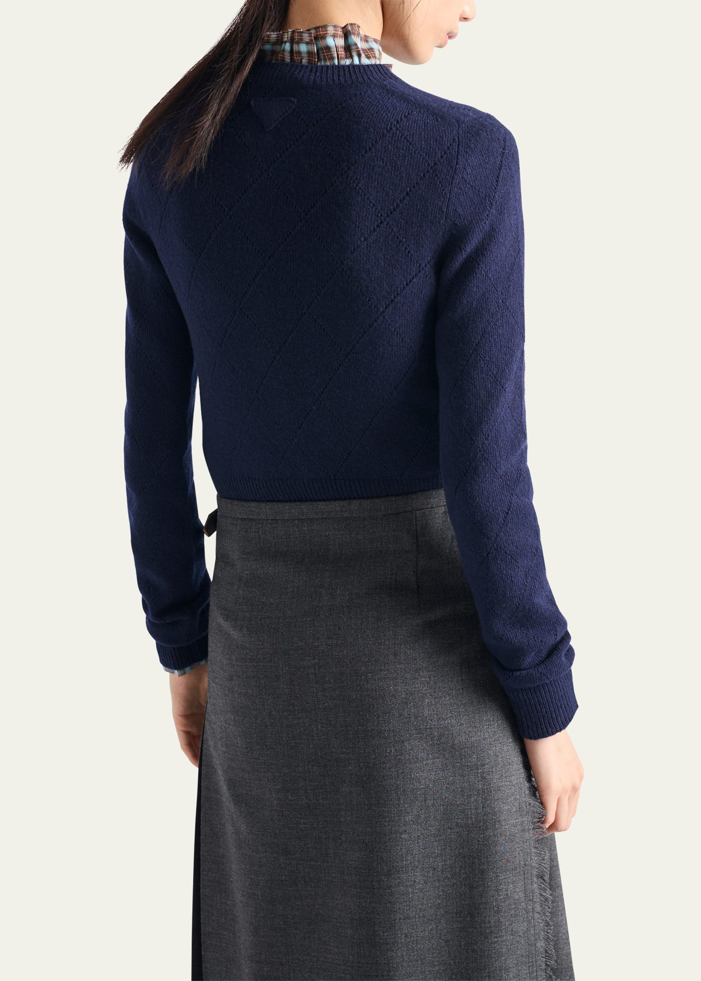 Cashmere Fitted Crewneck Sweater - 3