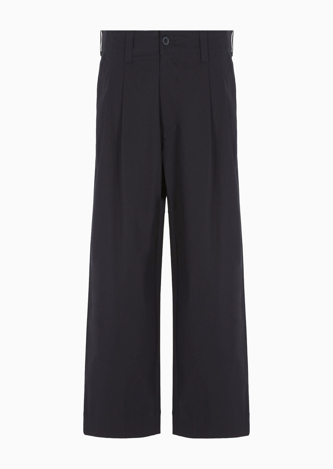 ASV Capsule organic gabardine wide trousers with darts - 1