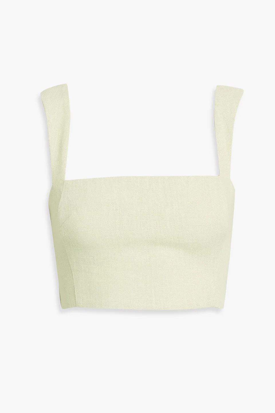 Camilla cropped linen top - 1