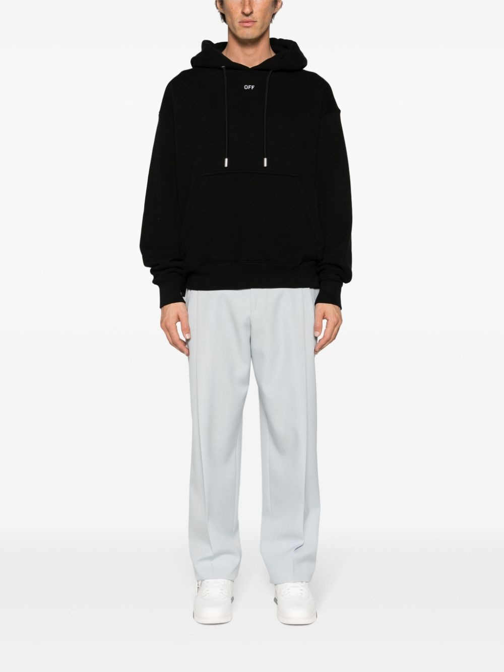 drawstring organic cotton hoodie - 2