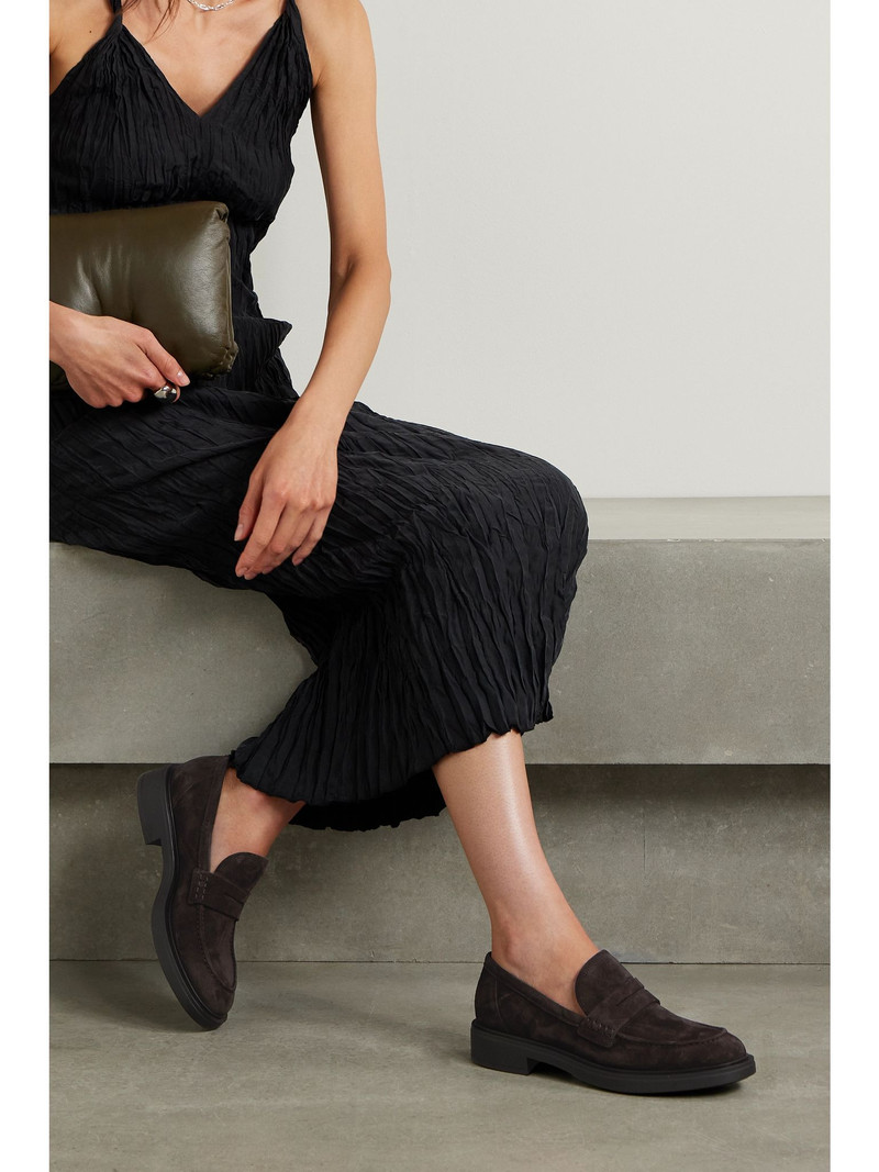 Gianvito Rossi Harris 20 suede loafers Brown outlook