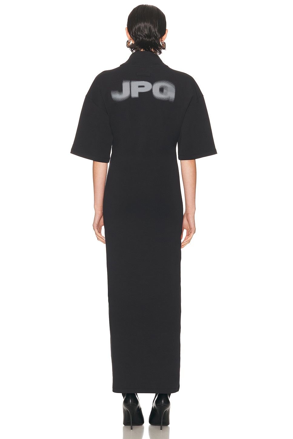 High Neck Long Dress - 4