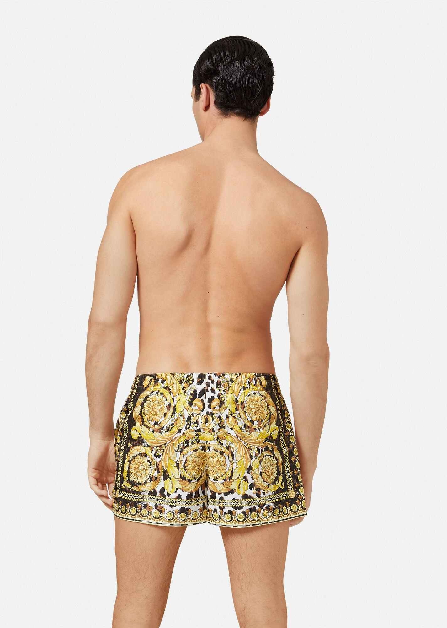 Wild Baroque Print Short Swim Shorts - 3