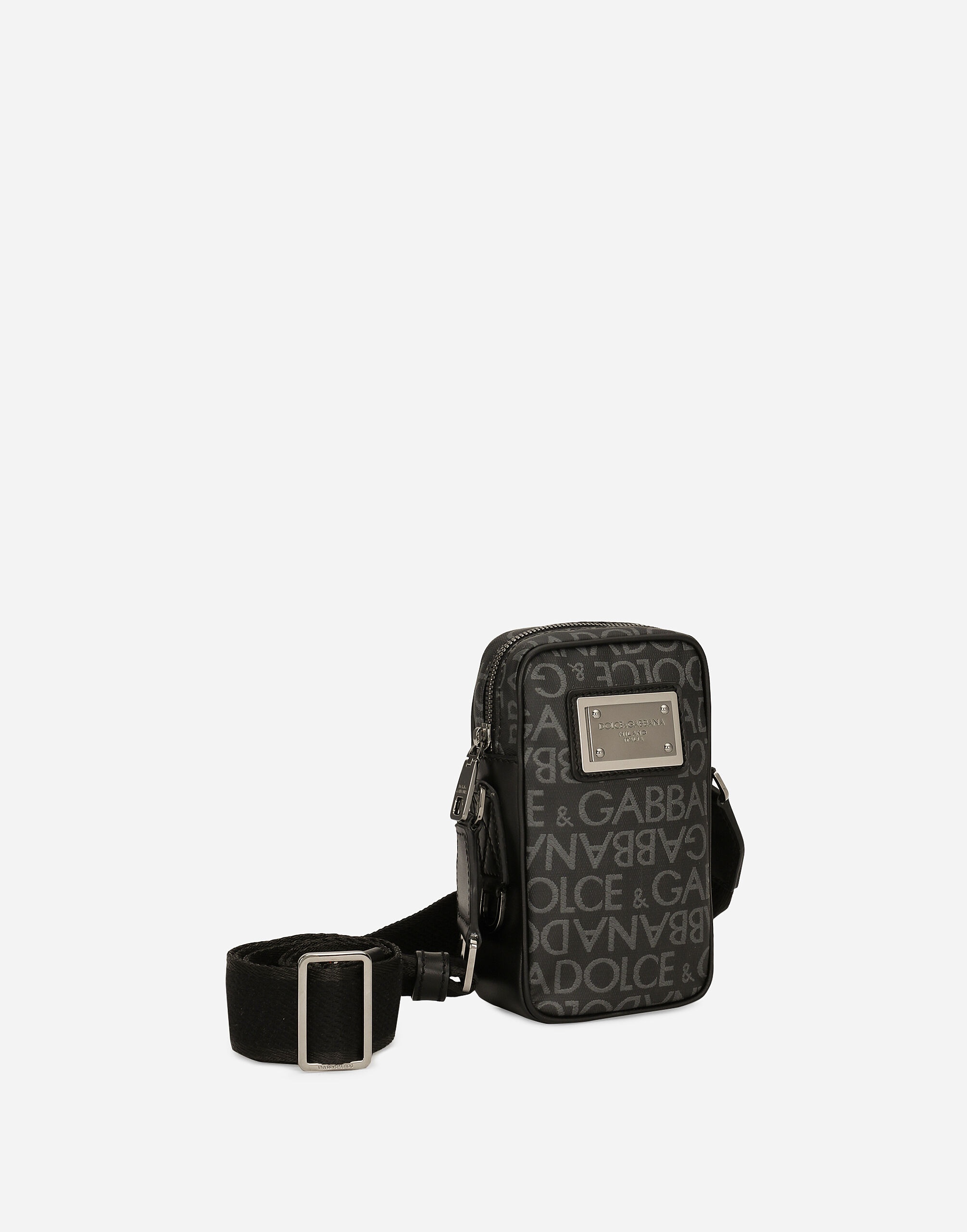 Small coated jacquard crossbody bag - 3