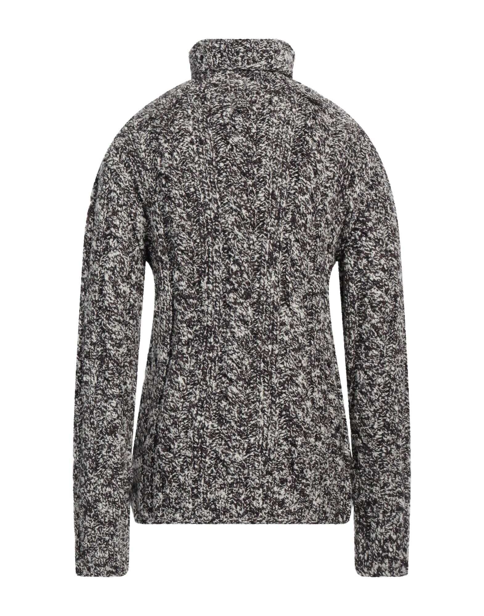 Dark brown Men's Turtleneck - 2
