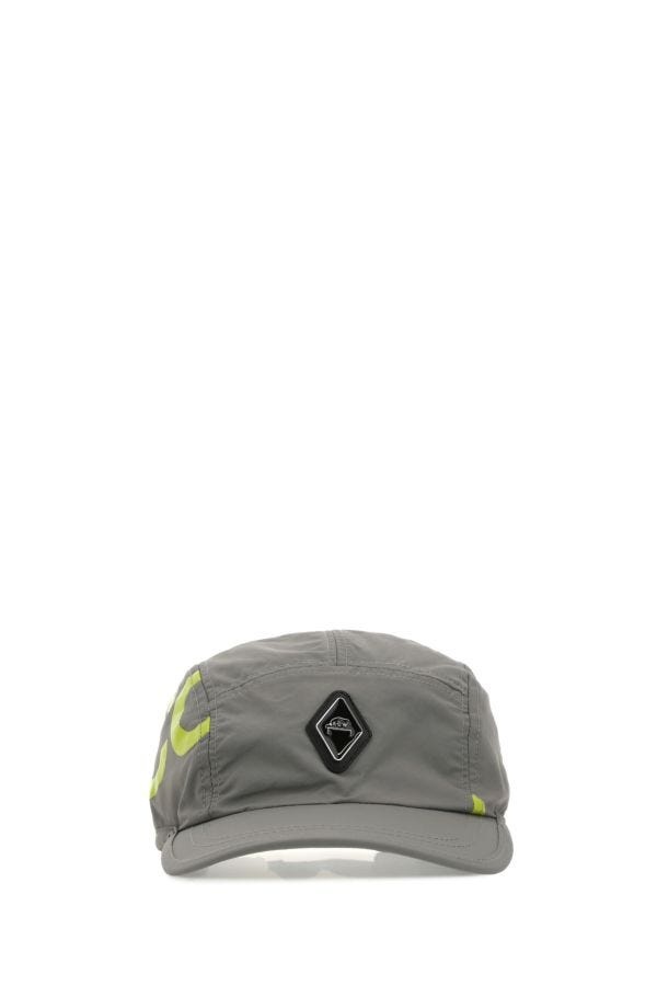 Dark grey nylon baseball cap - 1