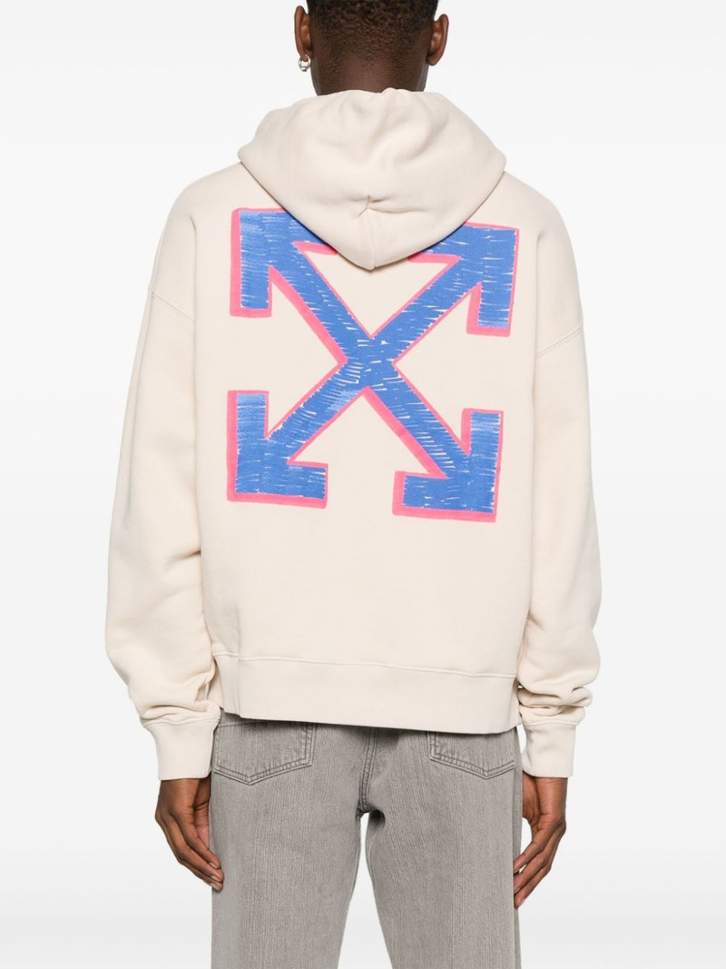 Arrows-print hoodie 4