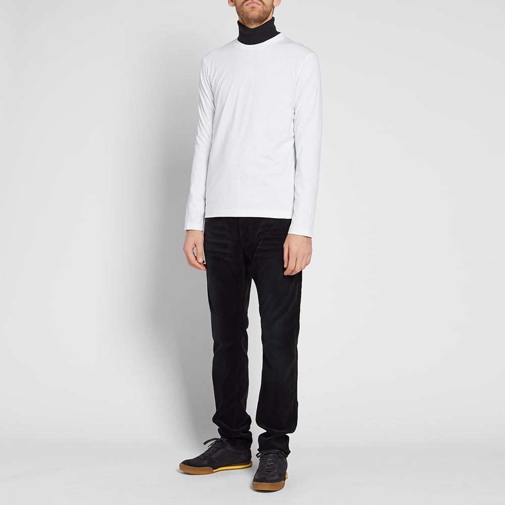 Helmut Lang Long Sleeve Overlay Logo Tee - 7