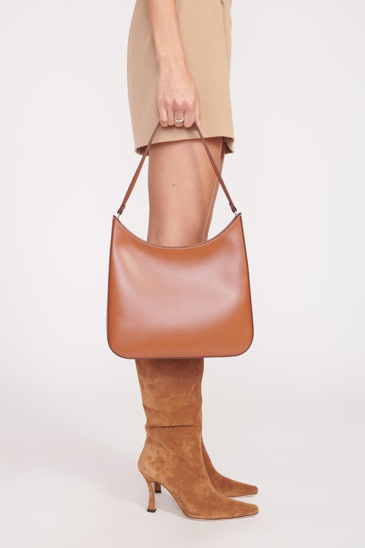 STAUD ALEC BAG TAN - 9
