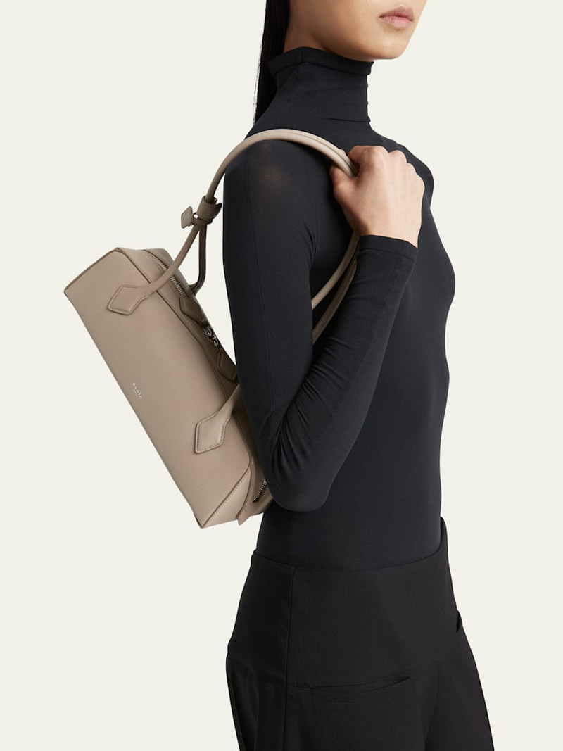 Alaïa Le Teckel Medium Shoulder Bag in Goatskin outlook