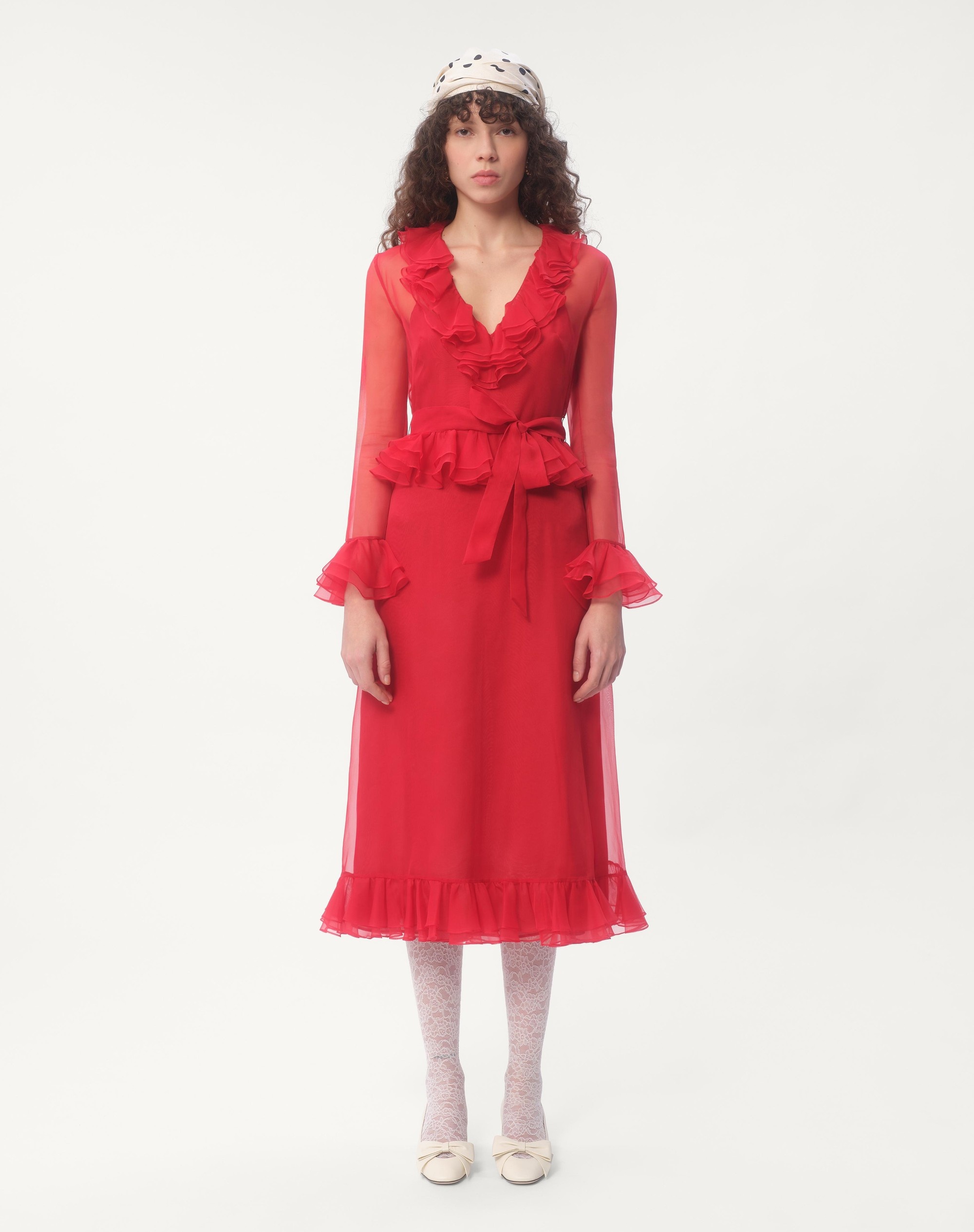 ORGANZA MIDI DRESS - 7