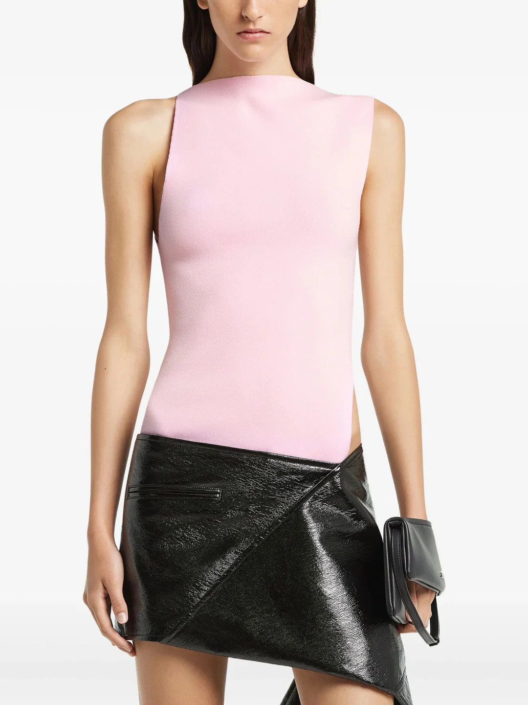 Oblique Square Interlock Top - 2