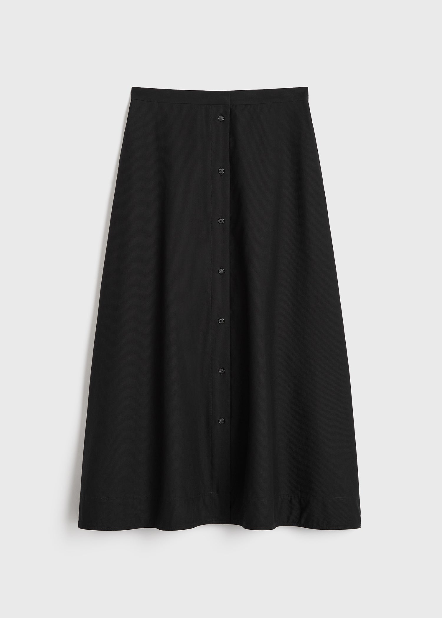 Jacquard stripe skirt black - 1