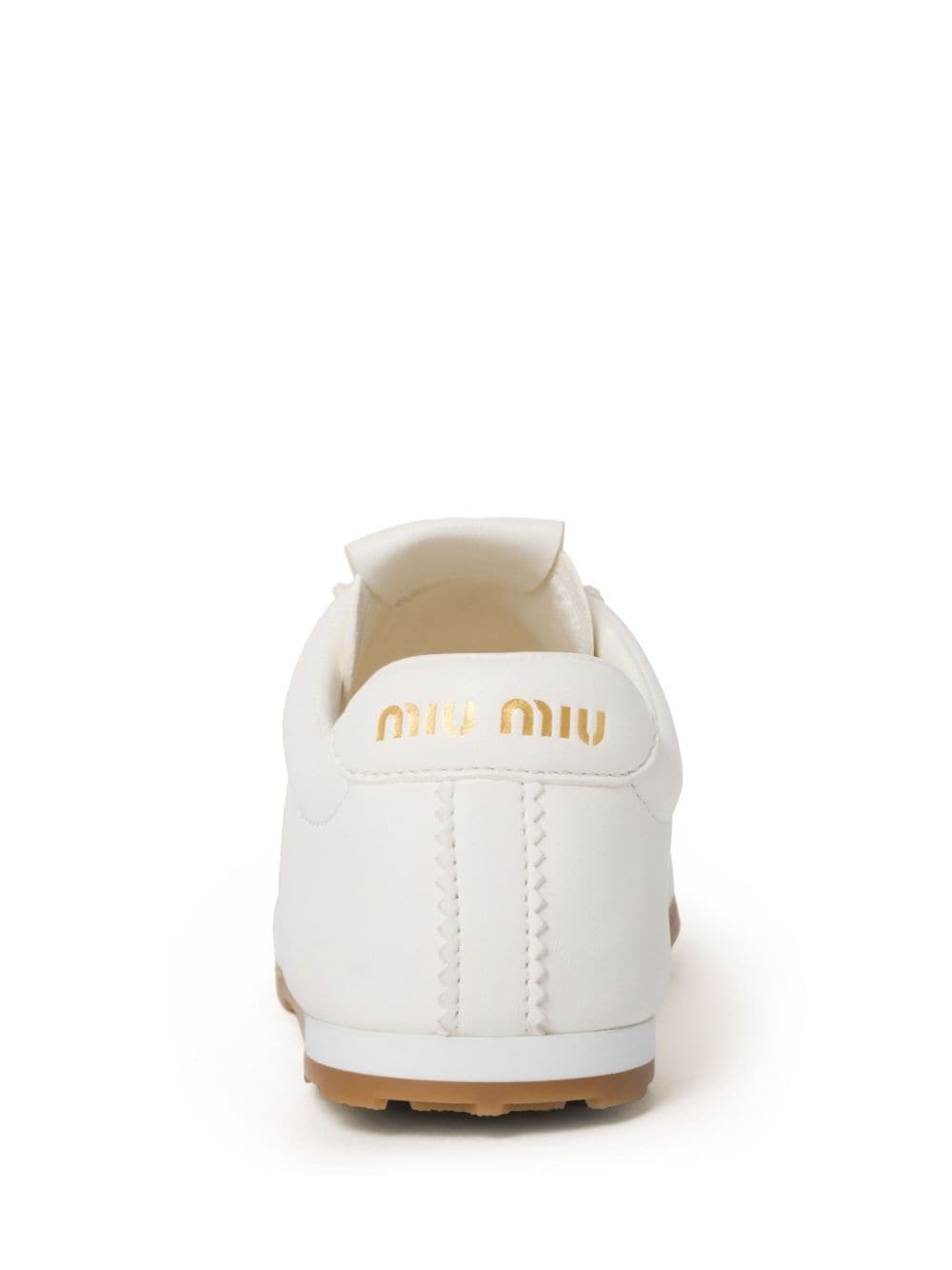 Plume nappa leather sneakers - 3
