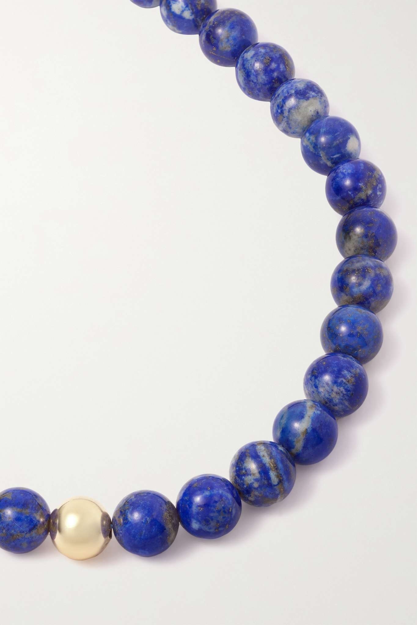 14-karat gold lapis lazuli necklace - 4