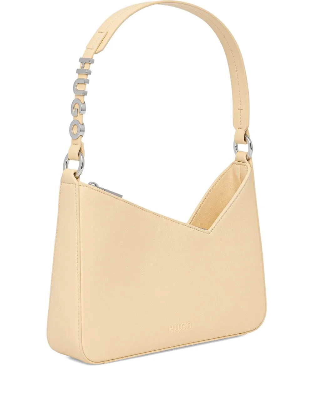 chain-strap angular shoulder bag - 1