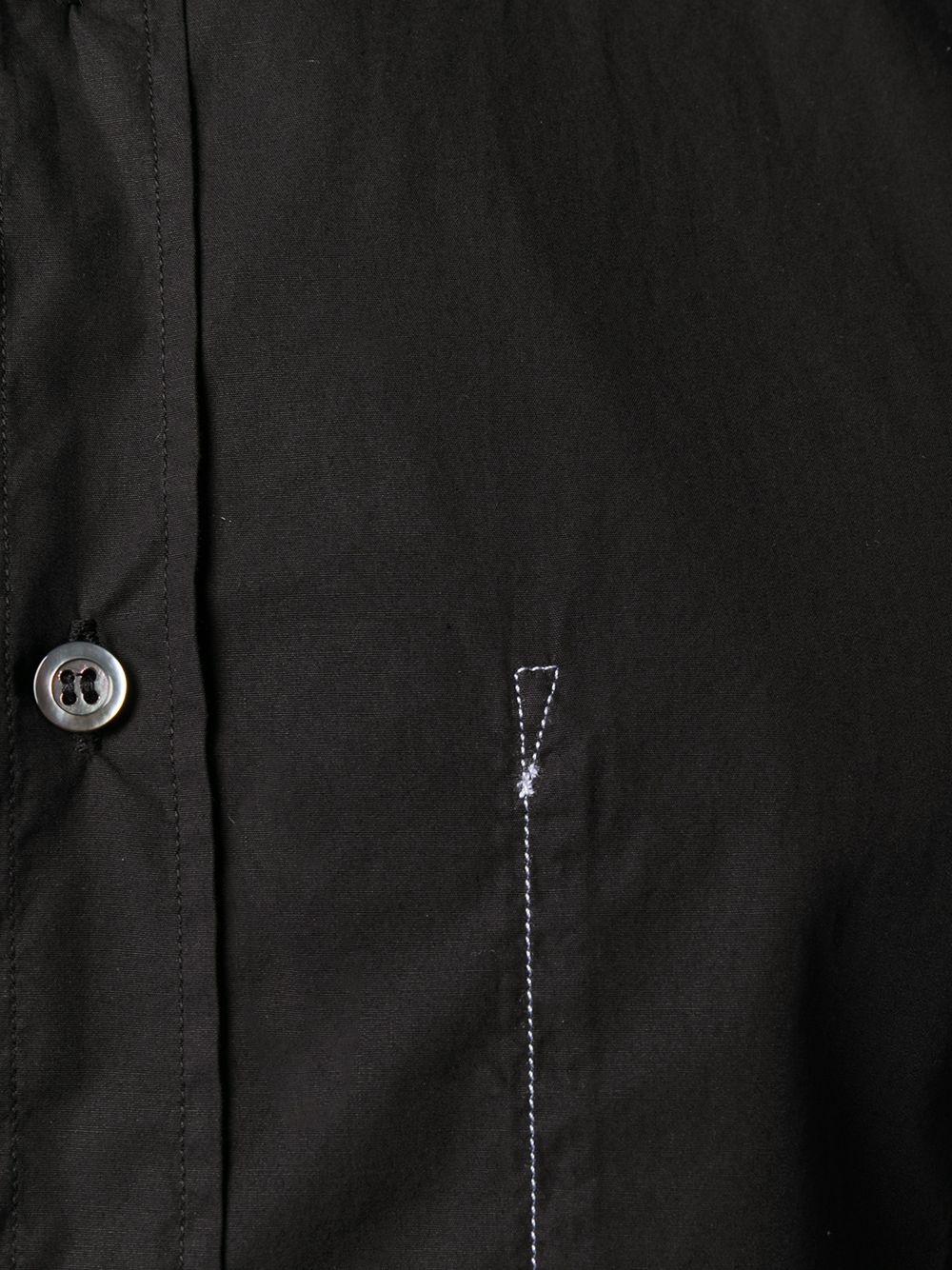 stitched pocket lining buttoned shirt - 5