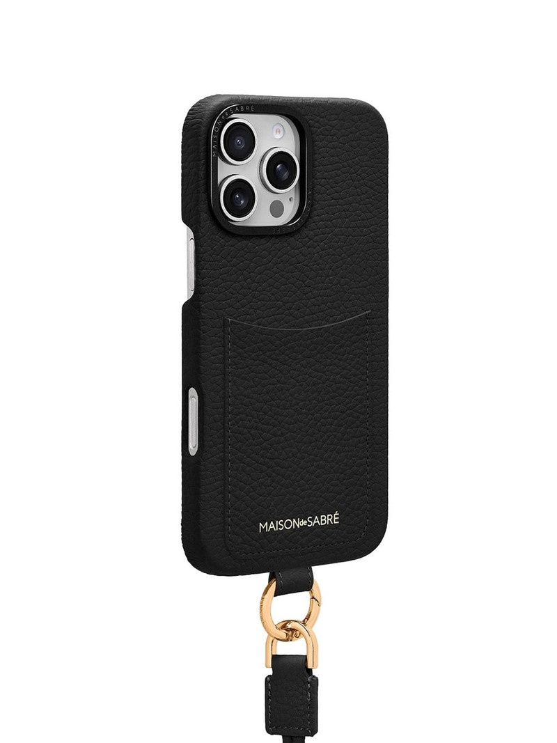 Sling leather iPhone 16 Pro Max phone case 5