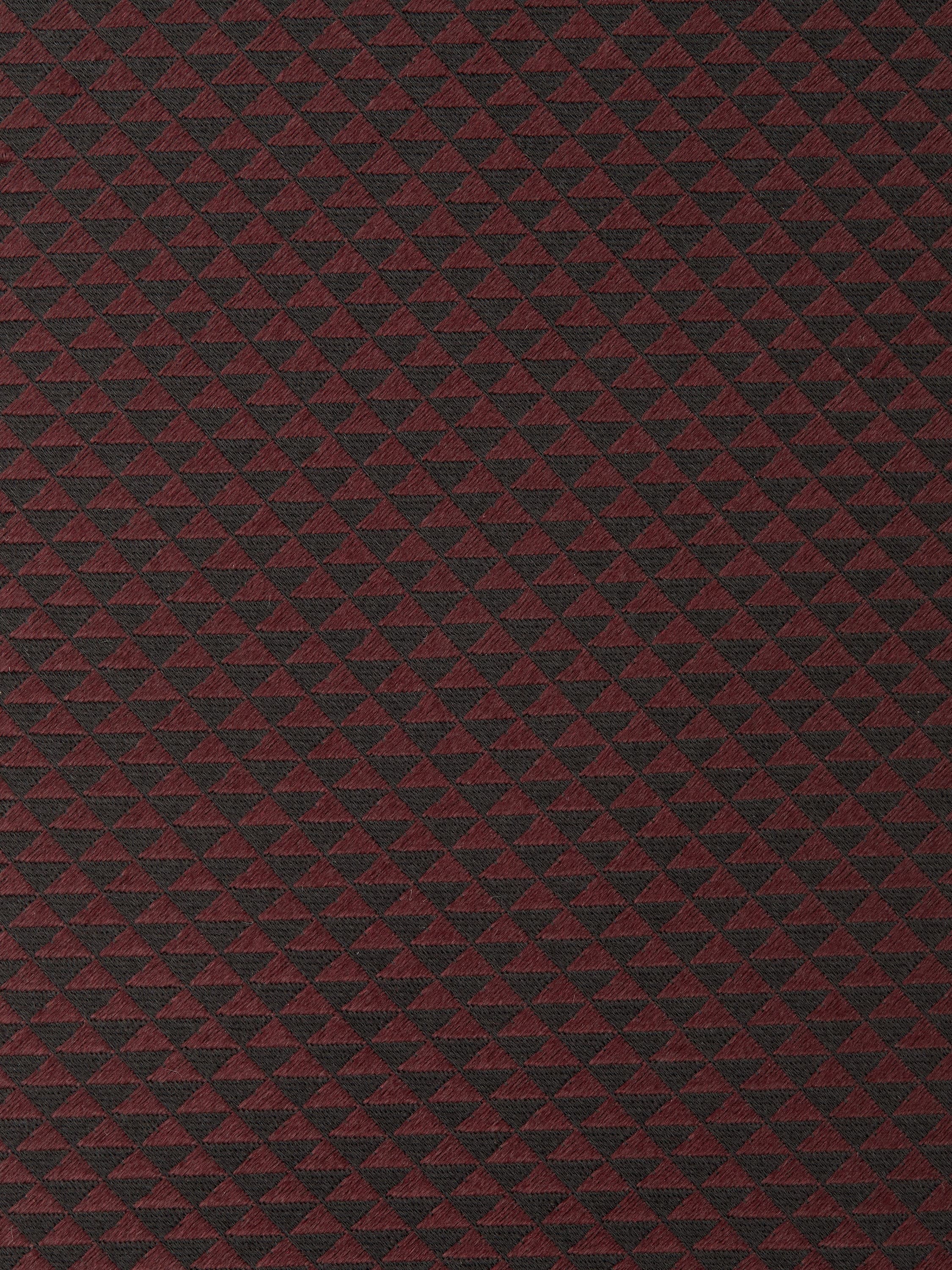 BURGUNDY SILK TIE - 2