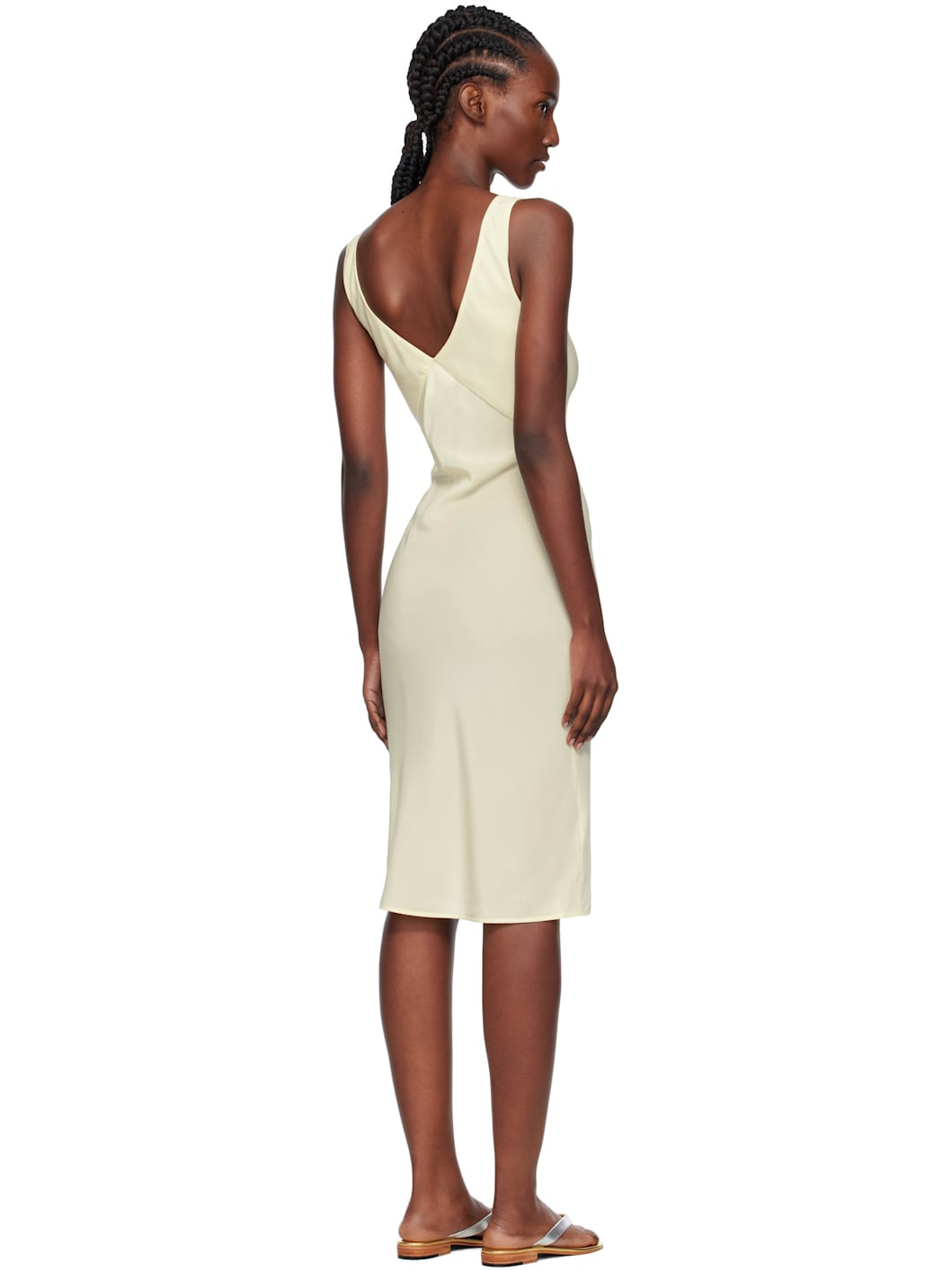 Yellow Elemental SJP Slip Dress - 3