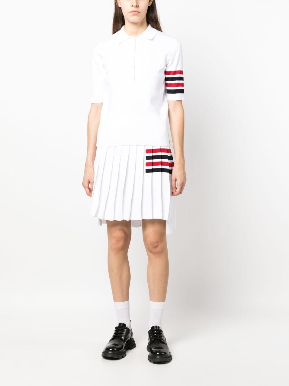 4-Bar pleated skirt - 2