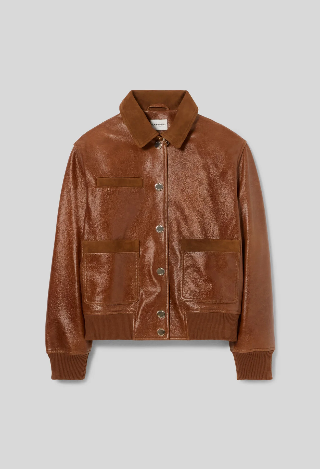 OVERSIZED LEATHER JACKET - 1