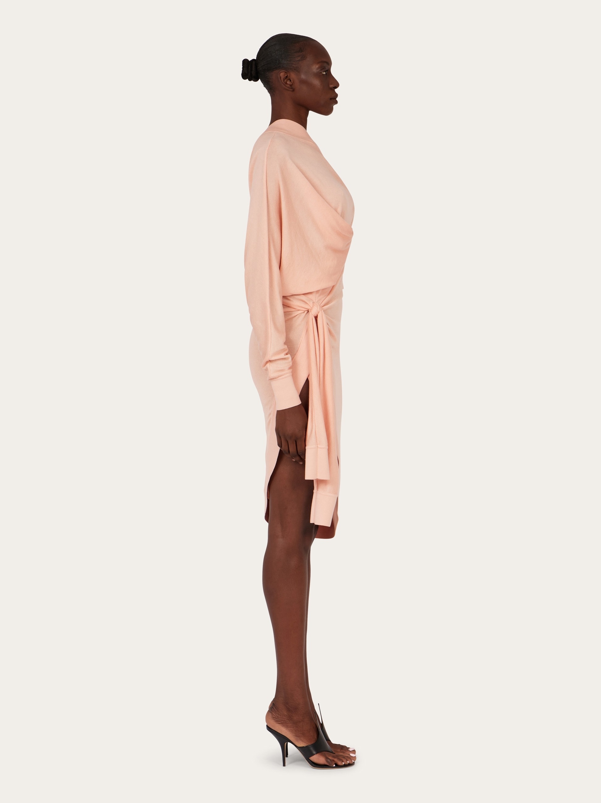 Asymmetric knitted dress - 3