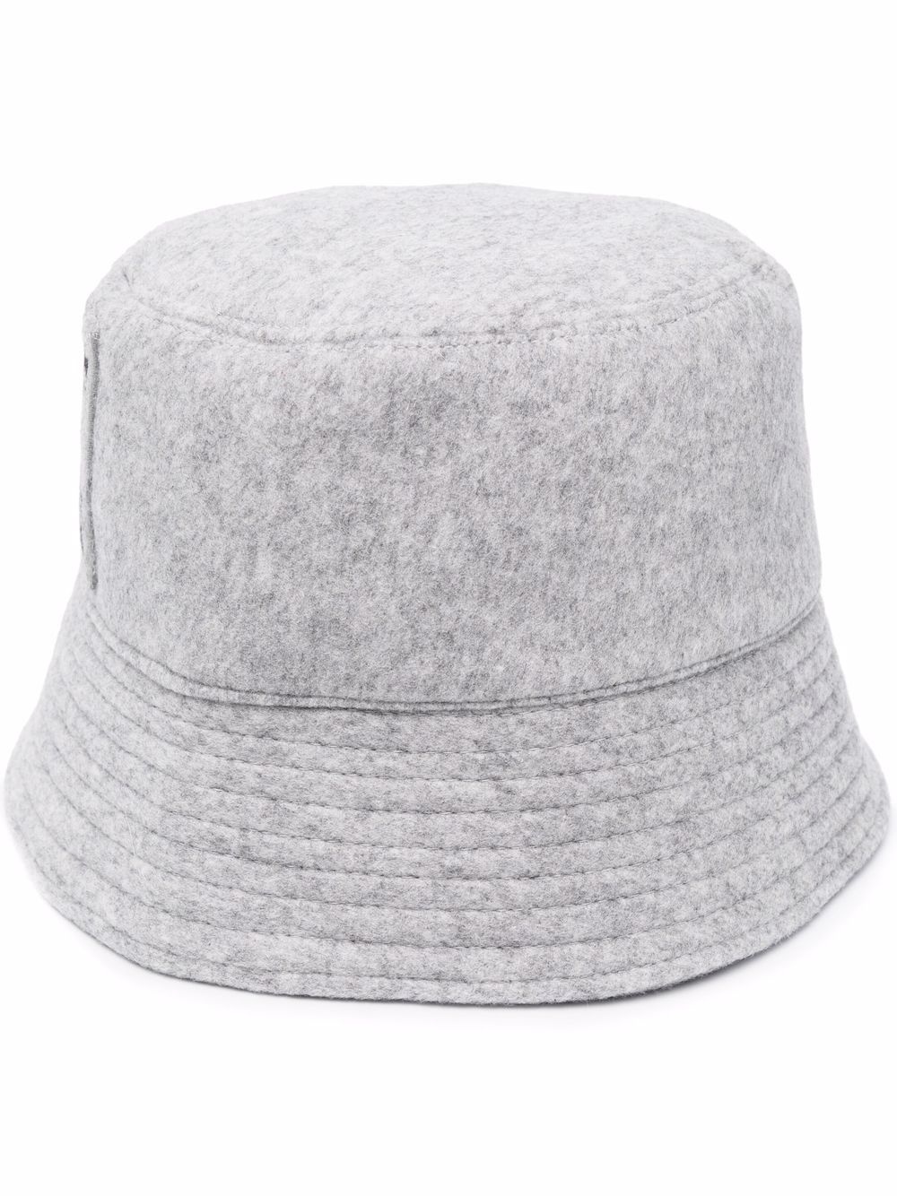 embroidered bucket hat - 1