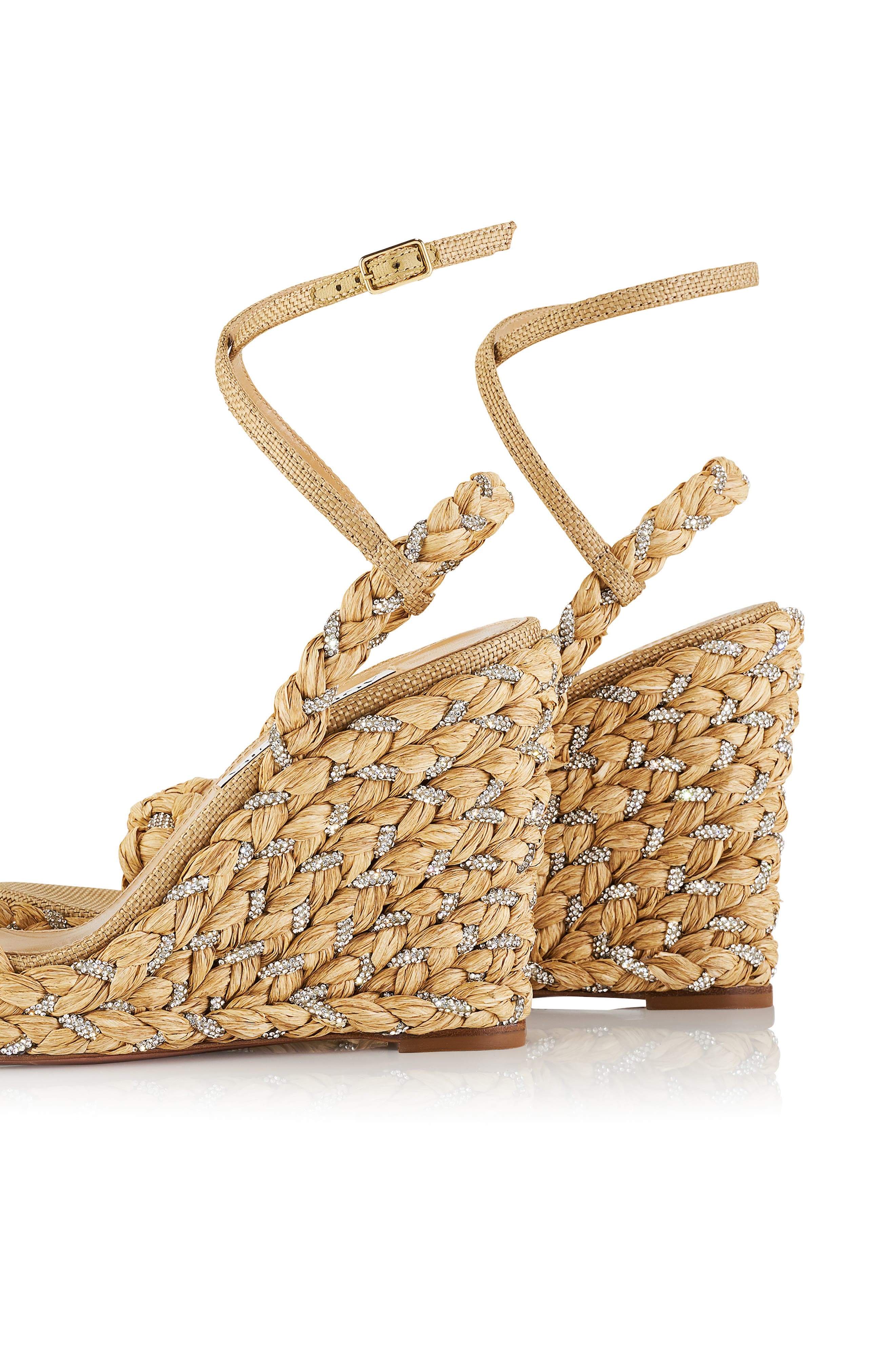 Aquazzura Costeria Wedge Sandal in Natural at Nordstrom - 3