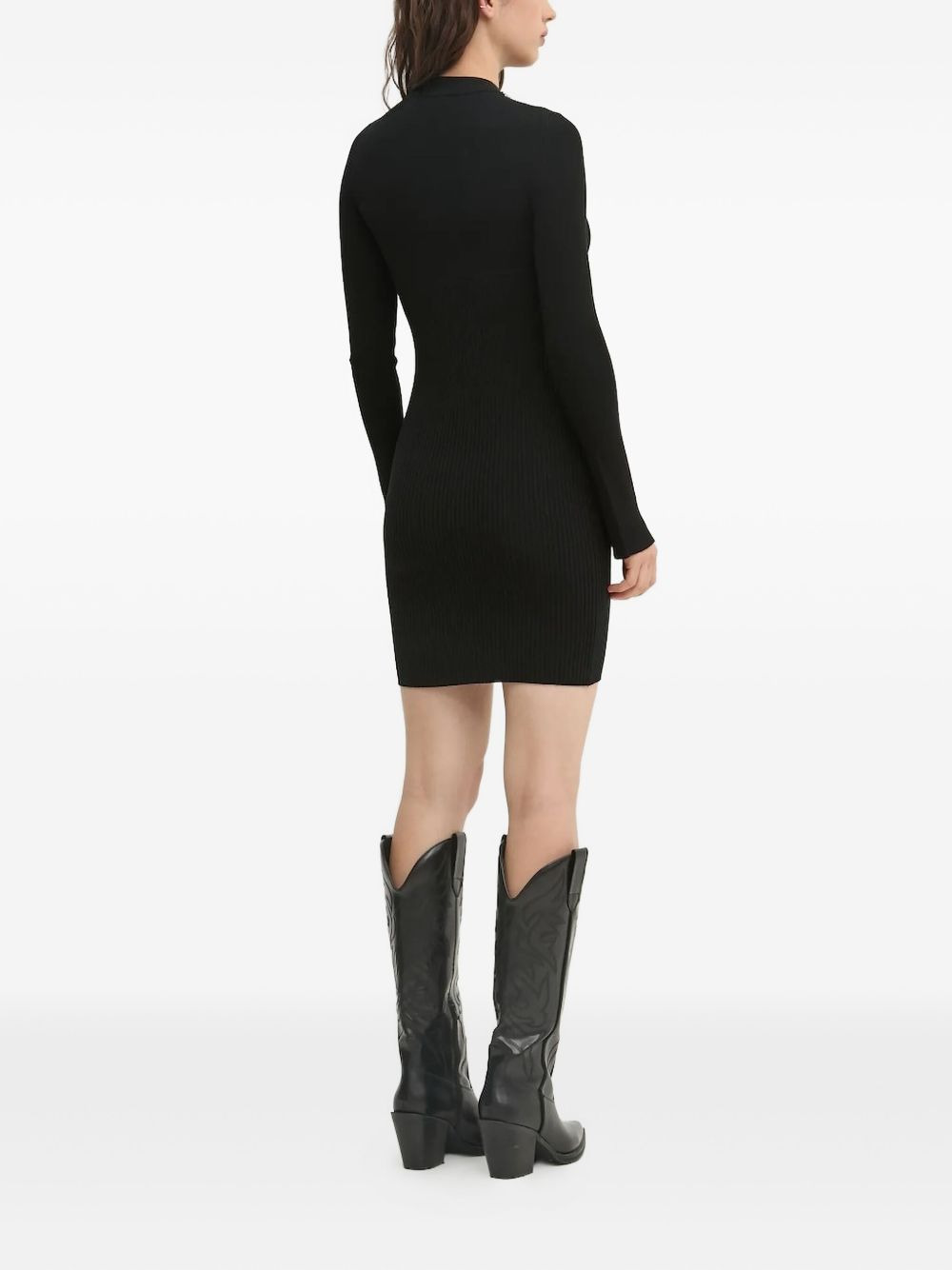 ribbed mini dress - 2