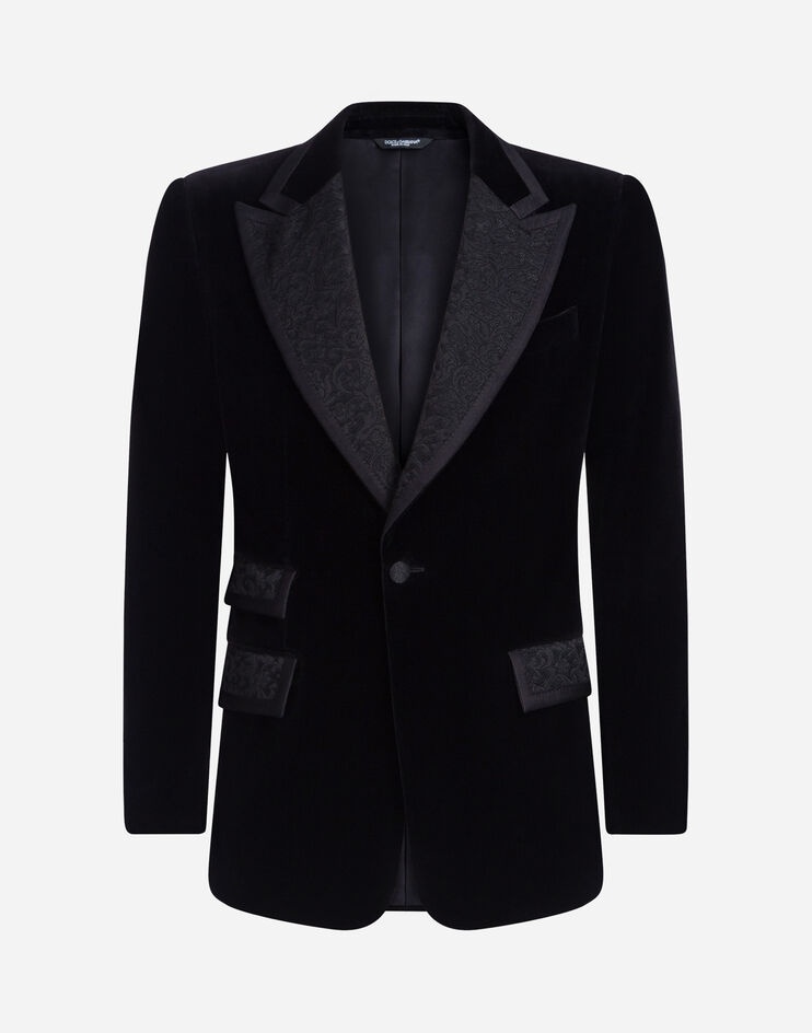 Casino tuxedo jacket in velvet - 3