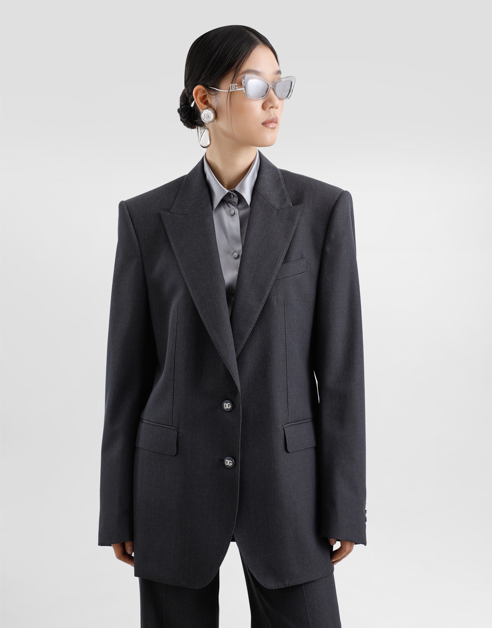 Oversize woolen jacket - 4