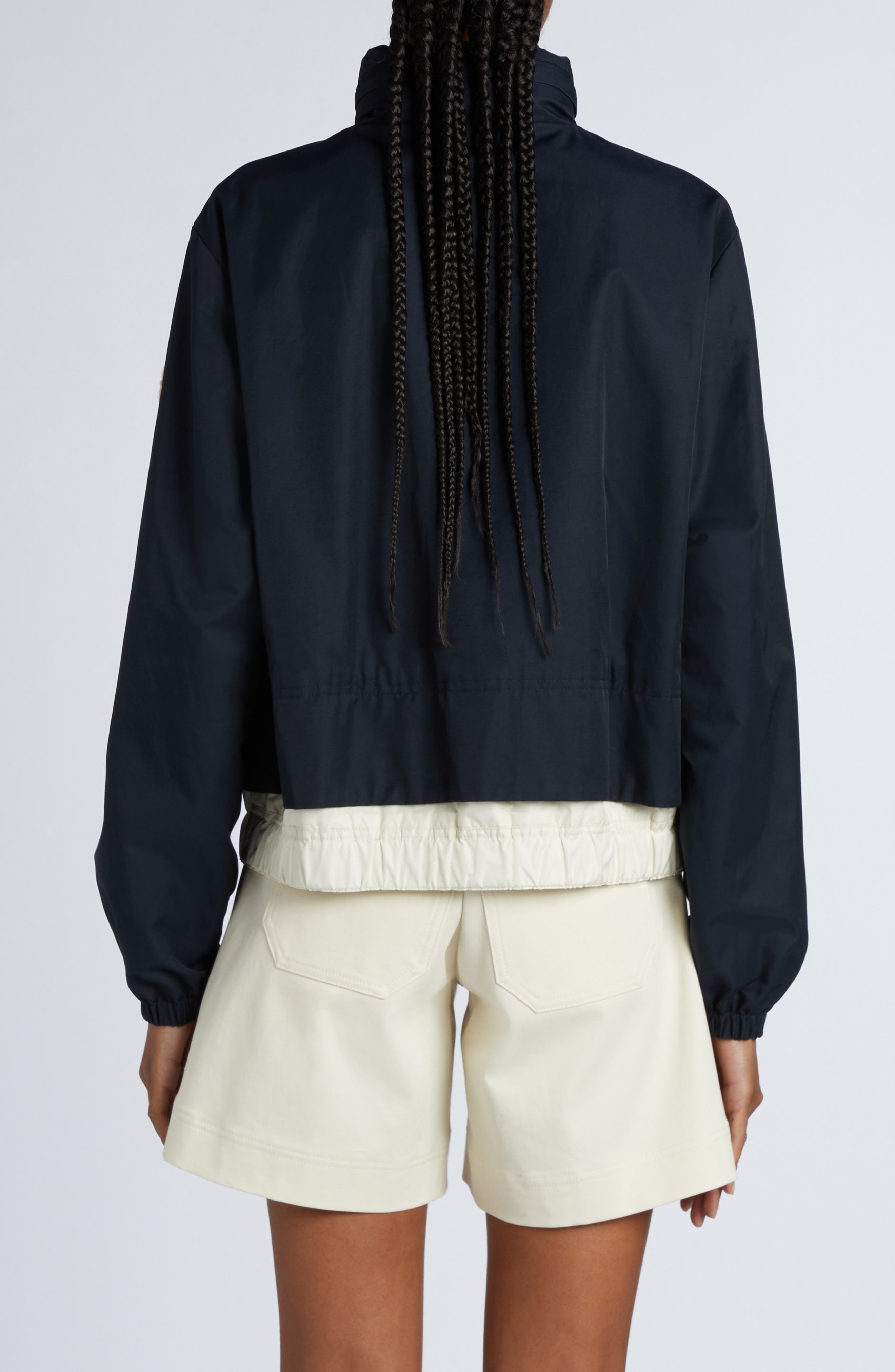 Moncler Janze Nylon Jacket in Navy Blue at Nordstrom - 3