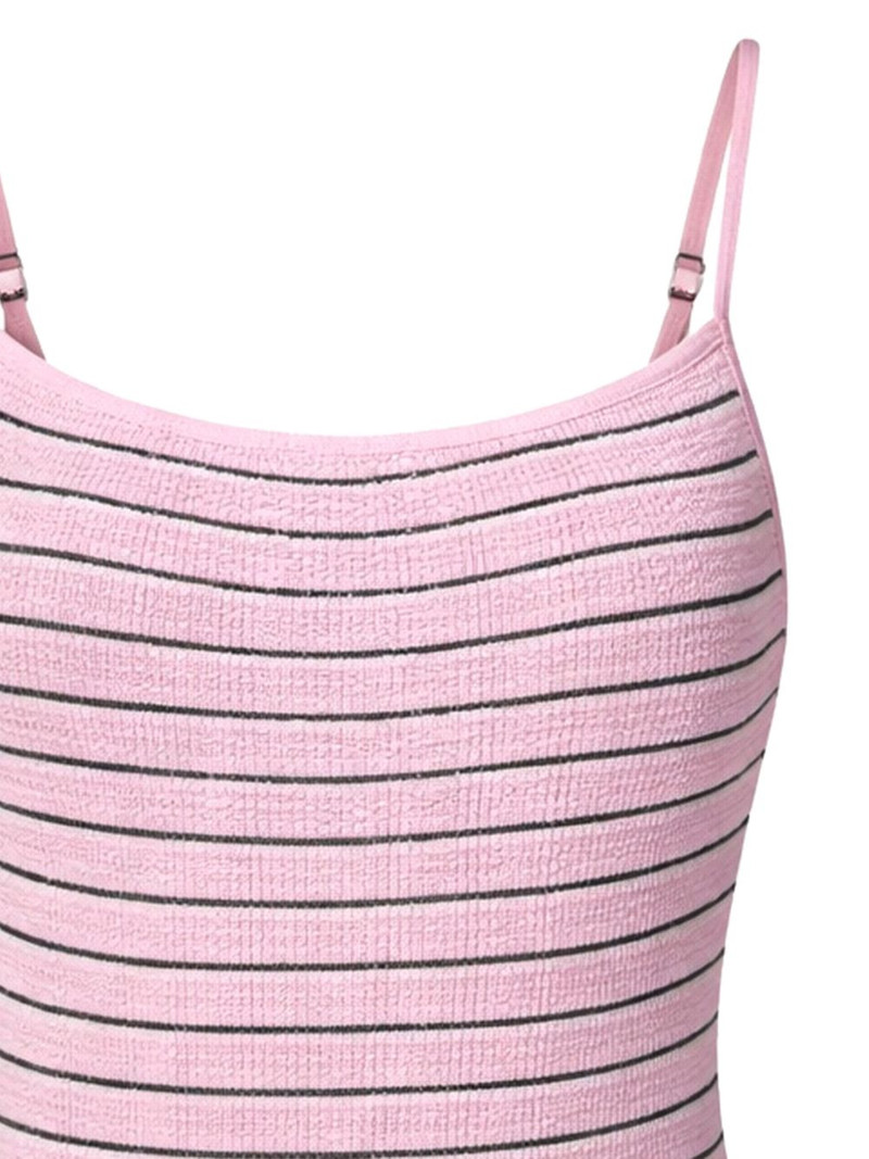bond-eye striped swimsuit outlook