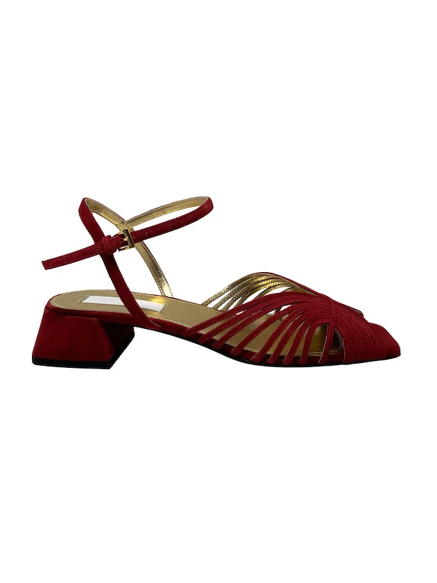 suede low 70s sandal - 1