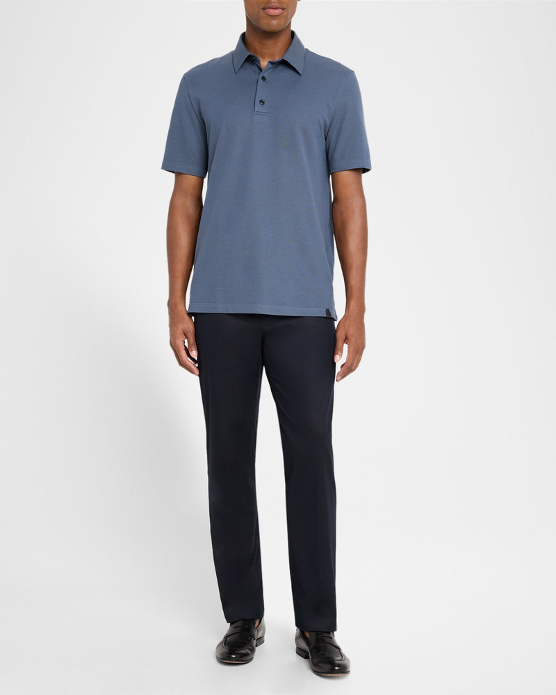 Brioni Men's Jersey Pique Polo Shirt outlook