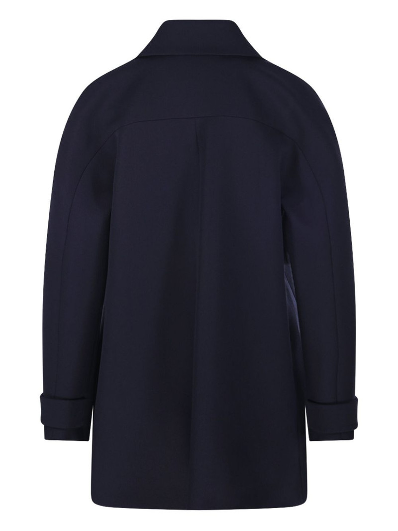 GUCCI double-breasted buttoned coat outlook