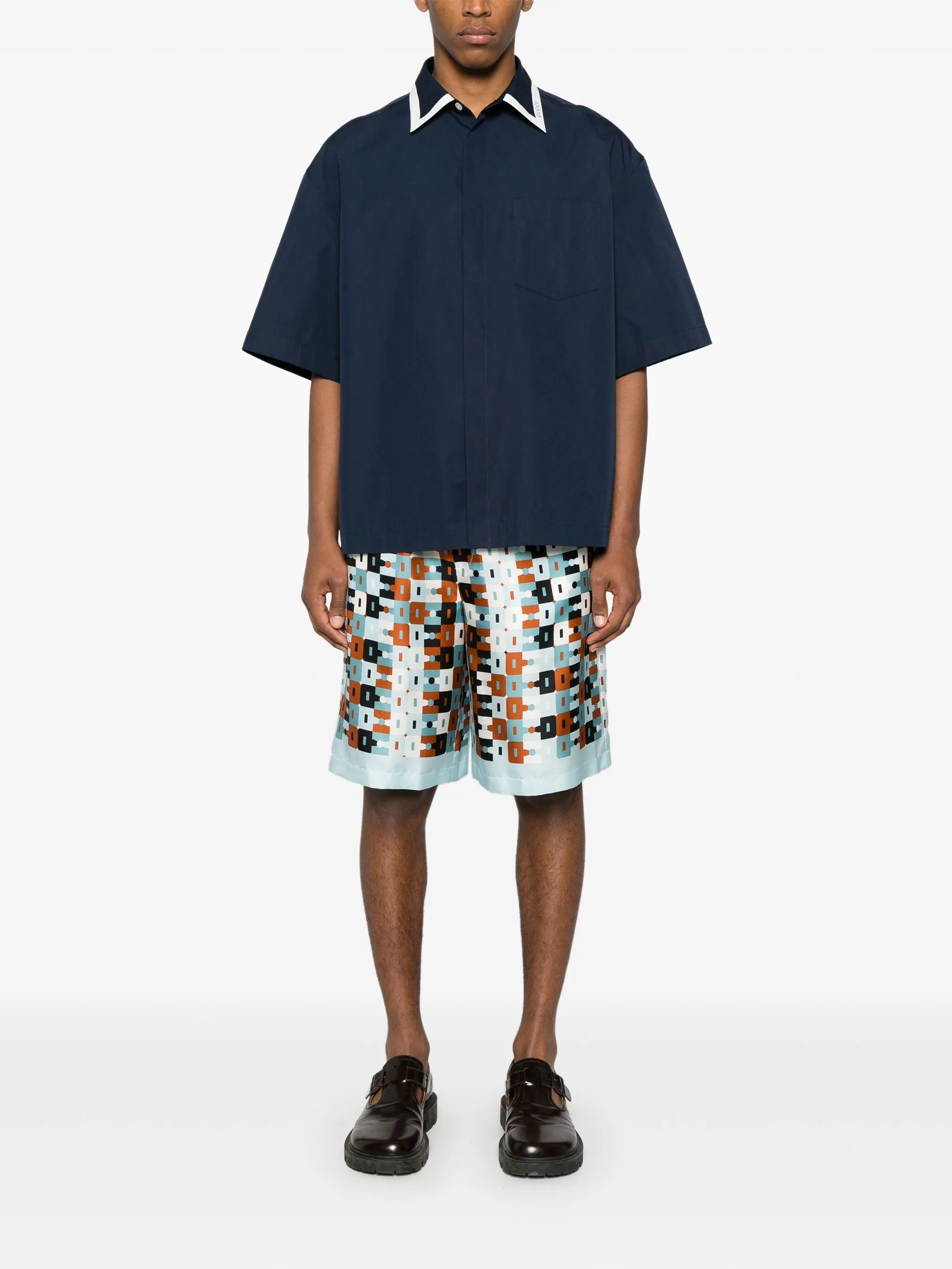 Graphic-print Bermuda Shorts - 5