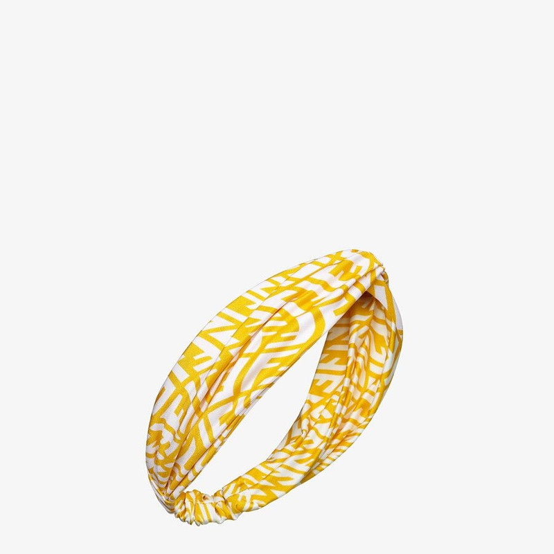 FENDI Yellow Lycra® hair set. outlook